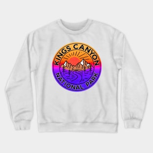 Kings Canyon National Park California Mountains Laptop Crewneck Sweatshirt